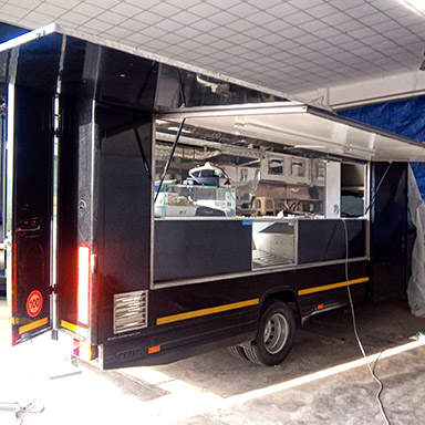 allestimento e riparazione camion ristorante - food truck - sardegna